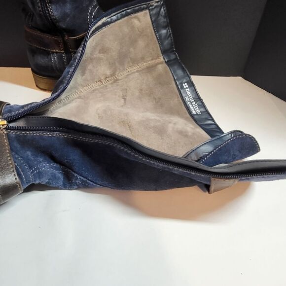 Naturilizer Blue Suede Boots - Picture 7 of 11